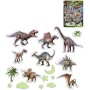 Nálepky Dinosauři + noční obloha nástěnná dekorace ve tmě svítící