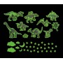 Nálepky Dinosauři + noční obloha nástěnná dekorace ve tmě svítící