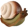Zvířátko hlemýžď 11cm měkký gumový šnek s plastovou ulitou