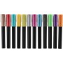 Fixy akrylové metalické univerzální set 12 barev hrot 4mm v blistru