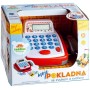 Pokladna dětská registrační kasa digitální set s penězi na baterie Světlo Zvuk