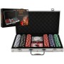 Hra Poker sada 300 žetonů + karty + kostky v hliníkovém kufříku