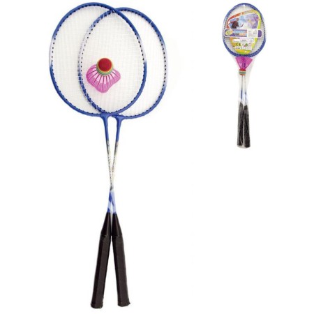 Badminton set 2 pálky kovové + míček různé barvy