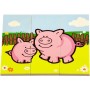 DŘEVO Puzzle 18 ks ZVÍŘÁTKA *DŘEVĚNÉ HRAČKY*