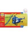 SMĚR Model helikoptéra Vrtulník Mi 2 Policie 1:48 (stavebnice vrtulníku)