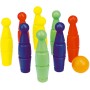 MAD Hra baby kuželky plastové 23cm set 9ks barevné v síťce