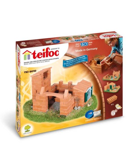 TEIFOC Domek Roberto 8010 *Stavebnice cihly s maltou*
