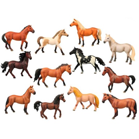 Zvířátko kůň 14cm Zoolandia plastová figurka koník 12 druhů