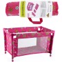 Postýlka pro panenku miminko 53x32x32cm v tašce konstrukce plastová + kov