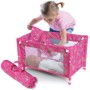 Postýlka pro panenku miminko 53x32x32cm v tašce konstrukce plastová + kov