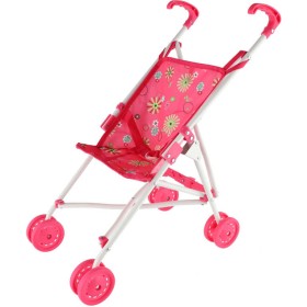 Kočárek dětský golfové hole 48x27x54cm pro panenku miminko kov/textil v sáčku