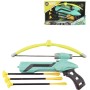 Set pistole plastová kuše s lukem 25cm + 3 soft šípy s přísavkou v krabici