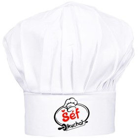 KARNEVAL Čepice kuchařská šéf kuchař *KARNEVALOVÝ DOPLNĚK*
