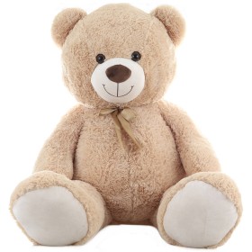 PLYŠ Medvěd velký s mašlí 130cm *PLYŠOVÉ HRAČKY*