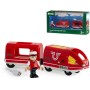 BRIO Vláček elektrická vlaková souprava s figurkou na dobíjecí baterie USB