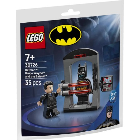 LEGO BATMAN Bruce Wayne a oblek Batsuit 30726 STAVEBNICE