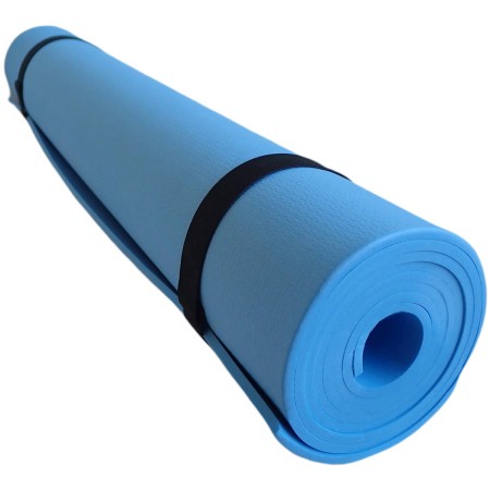 KUBISPORT Gymnastická podložka 173x61cm na cvičení 4mm modrá