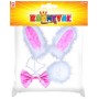 KARNEVAL Zaječí uši set s motýlkem a ocáskem *KARNEVALOVÝ DOPLNĚK*