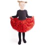 KARNEVAL Sukně červená TUTU beruška bohatá 3-10let (104-150cm) KOSTÝM