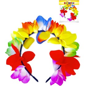 KARNEVAL Čelenka květinová Hawaii dospělá KARNEVALOVÝ DOPLNĚK