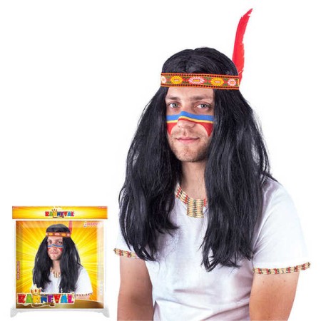 KARNEVAL Paruka indiánská pánská *KARNEVALOVÝ DOPLNĚK*
