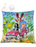 MORAVSKÁ ÚSTŘEDNA Polštář Krtek Jeep (Krteček) 30x30cm PLYŠ