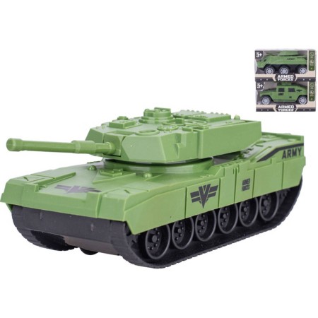 Vojenské zelené army vozidlo / tank 13-14cm plast 3 druhy