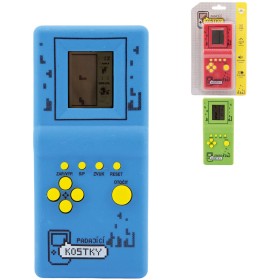 Hra retro postřehová elektronická padající kostky na baterie Tetris 3 barvy