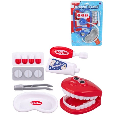 Doktorský set 5-8ks dětské lékařské potřeby zubař 2 druhy