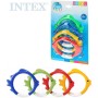 INTEX Kroužky barevné rybička do vody na potápění set 4ks na kartě 55507