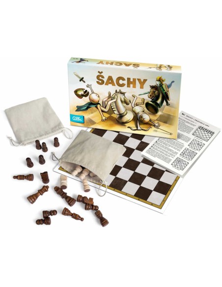 ALBI HRA Šachy *SPOLEČENSKÉ HRY* dřevěné