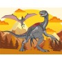DINO DŘEVO Kubus Jurský svět set 12ks obrázkové kostky *DŘEVĚNÉ HRAČKY*