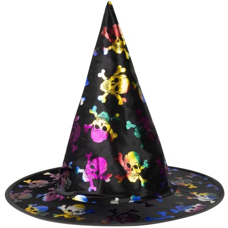 KARNEVAL Klobouk čarodějnický lebky *KARNEVALOVÝ DOPLNĚK*