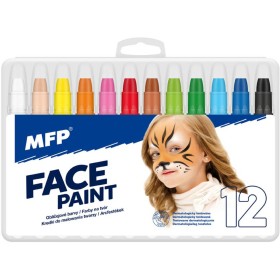 KARNEVAL Barvy na obličej MFP set 12ks *KARNEVALOVÝ DOPLNĚK*