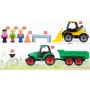 LENA Baby Truckies Farma set 2 pracovní vozidla s figurkami a doplňky