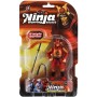 Figurka akční bojovník ninja set se zbraněmi různé druhy plast