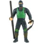 Figurka akční bojovník ninja set se zbraněmi různé druhy plast