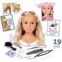 SMOBY Česací hlava My Beauty blondýnka kadeřnický set s doplňky