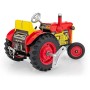 KOVAP Traktor Zetor retro model 1:25 plechový Červený na klíček Kov 0395