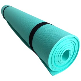 Fitness gymnastická podložka 173x61cm na aerobic 4mm zelená na cvičení
