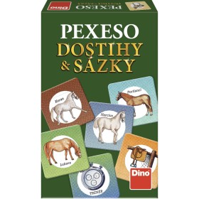 DINO HRA Pexeso Dostihy a sázky *SPOLEČENSKÉ HRY*