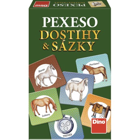 DINO HRA Pexeso Dostihy a sázky *SPOLEČENSKÉ HRY*