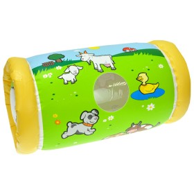 Válec na lezení ZVÍŘÁTKA s rolničkou pro miminko