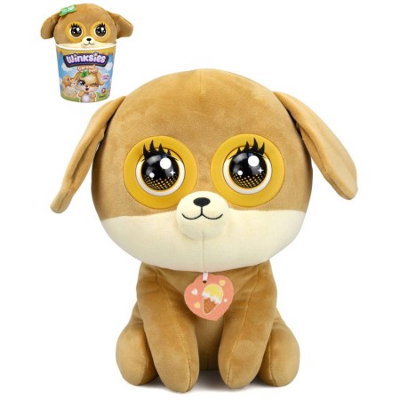 PLYŠ Winksies Caramel štěňátko mrkající interaktivní na baterie Zvuk