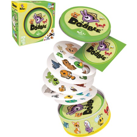 ASMODEE Hra postřehová Dobble ZOO new v plechové krabičce *SPOLEČENSKÉ HRY*