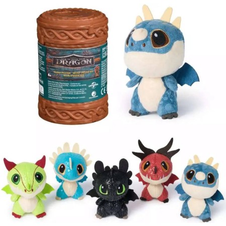 SPIN MASTER PLYŠ Jak vycvičit draka drak v sudu s překvapením 5 druhů