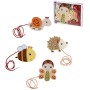 EICHHORN DŘEVO Zvířátka vyšívací 4ks s doplňky *DŘEVENÉ HRAČKY*