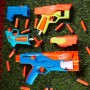 HASBRO NERF N Series Gear Up Pack set 3 blastery + 18 šipek N1