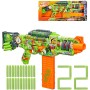 HASBRO NERF Zombie Corruptor set blaster + 22 šipek
