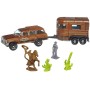 MATTEL Matchbox Hitch & Haul auto přepravní s přívěsem a doplňky 8 druhů